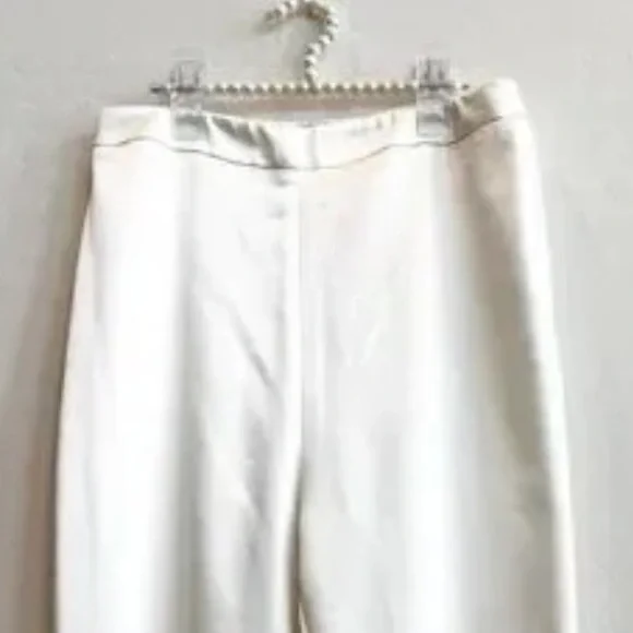 Abyss by Abbey Omair White Women's Jacket Small Pantsuit Medium $490 - Picture 4 of 11